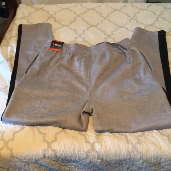 AND1 active tech fleece with basketball print logo men’s size large slim fit NWT - Picture 2 of 5